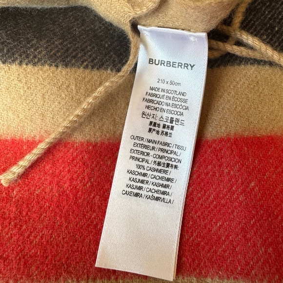 NWOT 100% CASHMERE 200 X 50 cm  SCARF/THROW - Picture 6 of 7